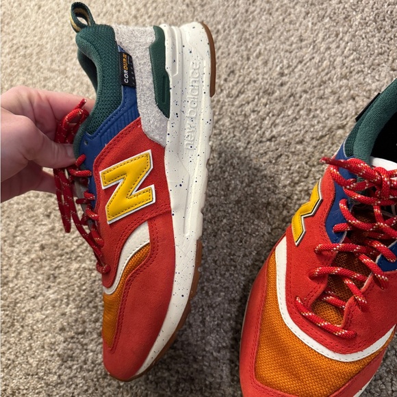 New Balance 997H Sneakers - Red, Orange, Green and Blue - Picture 5 of 11